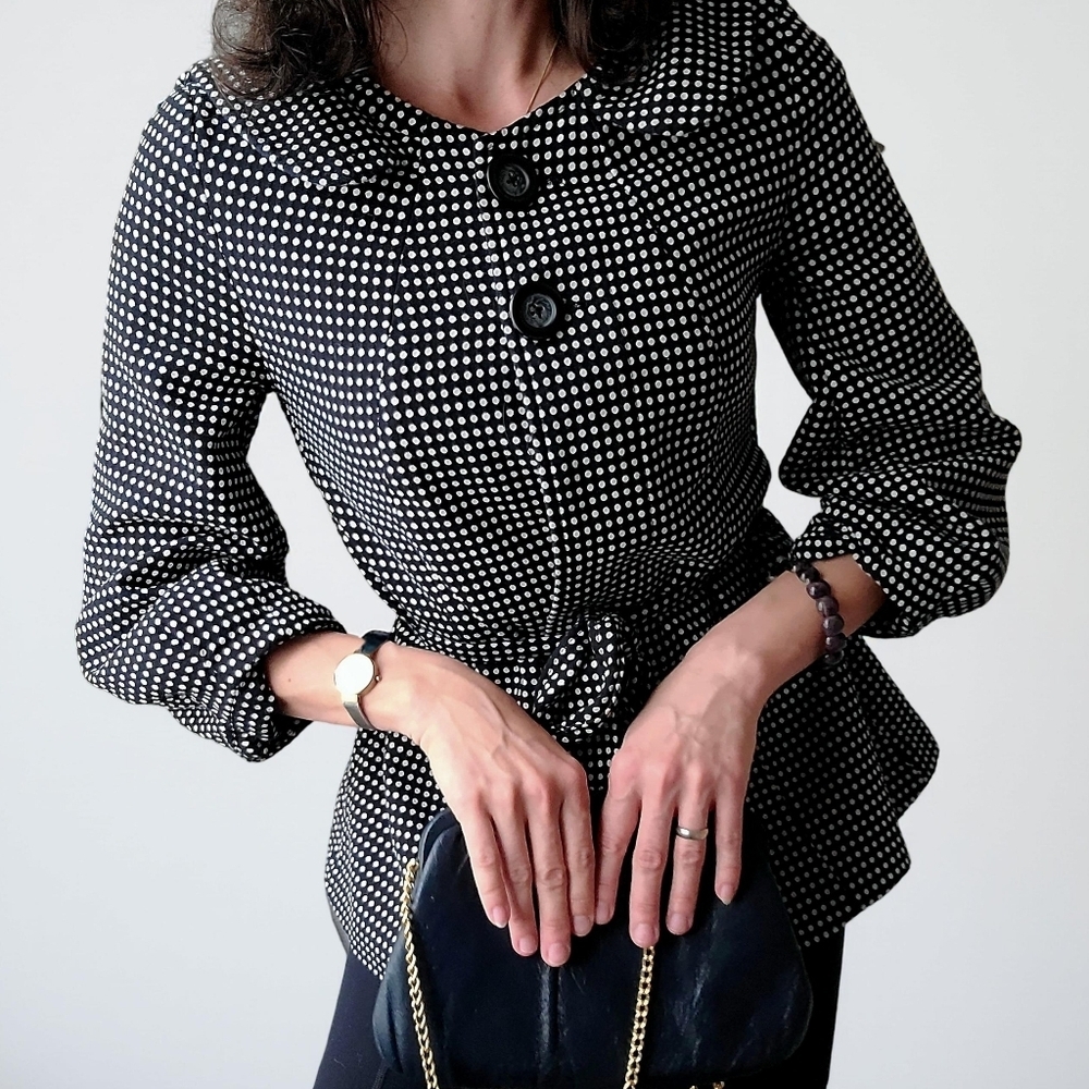 Black and White Women's Jacket